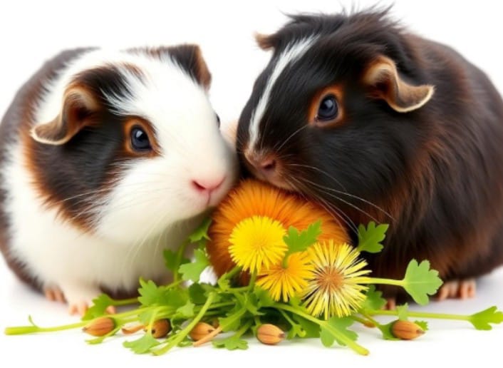 Will Guinea Pigs Eat Dandelion Greens?