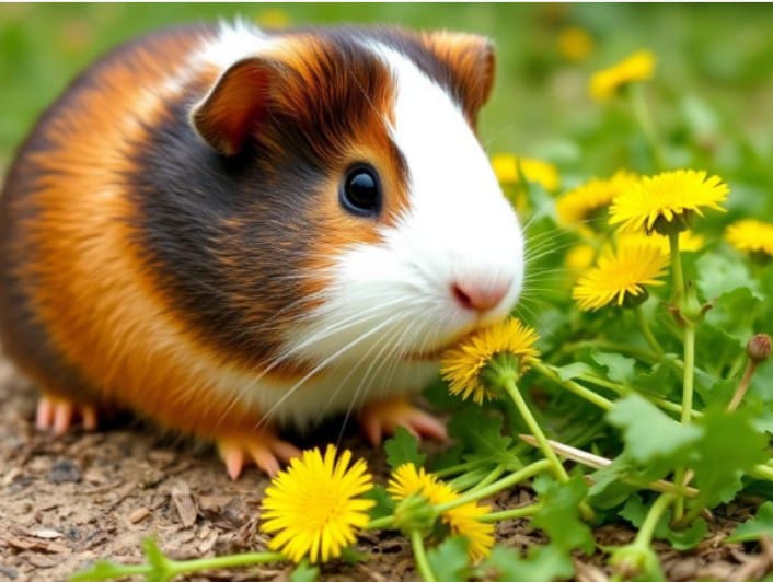 Will Guinea Pigs Eat Dandelion Greens?